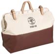 KLE-5105-20                    Tool Bag, Canvas, w/ Vinyl, 20"L x 6"W x 15"